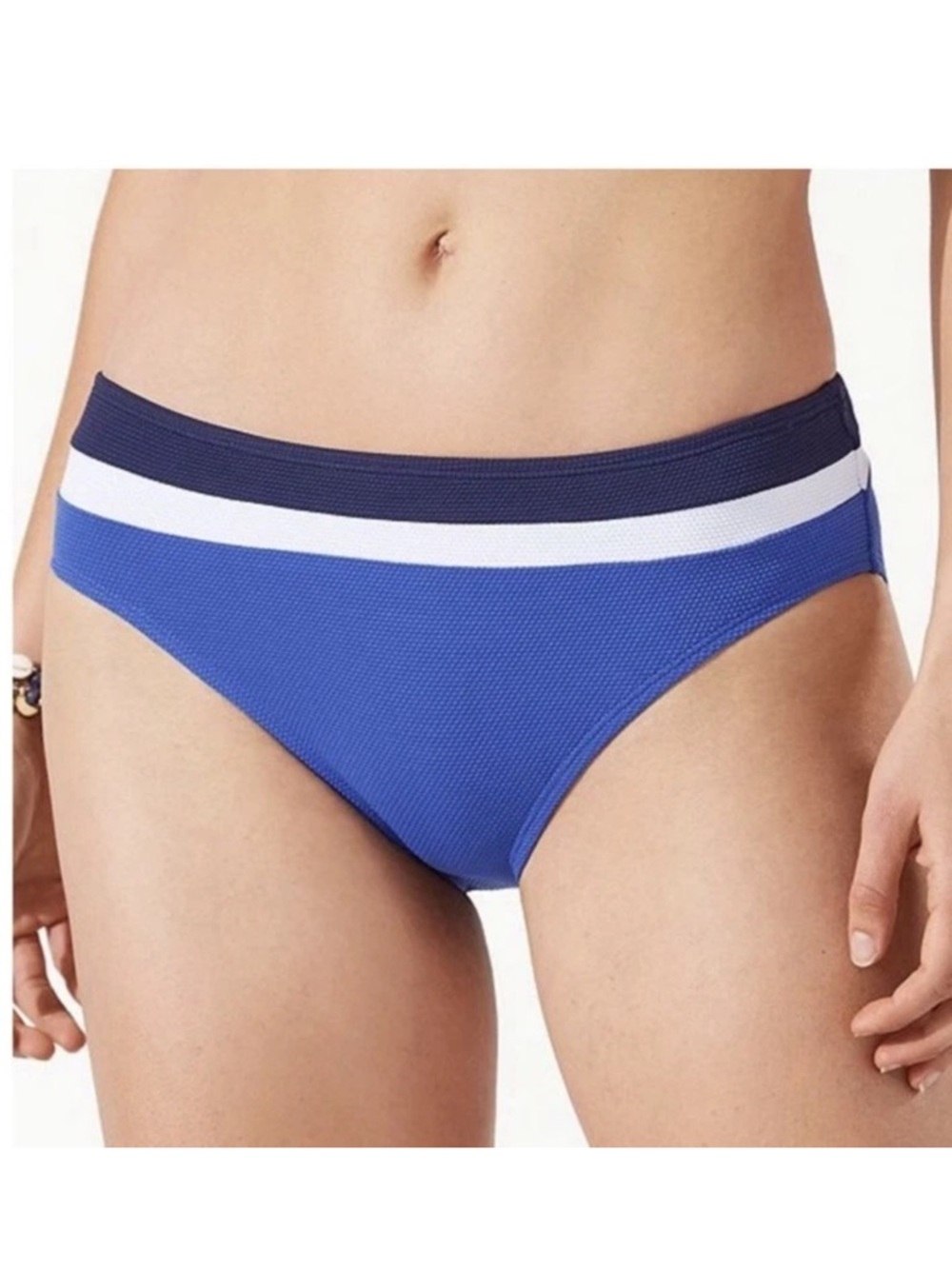 Tommy Bahama Island Cays Hipster Bikini Bottom Beaming Blue NWT Small